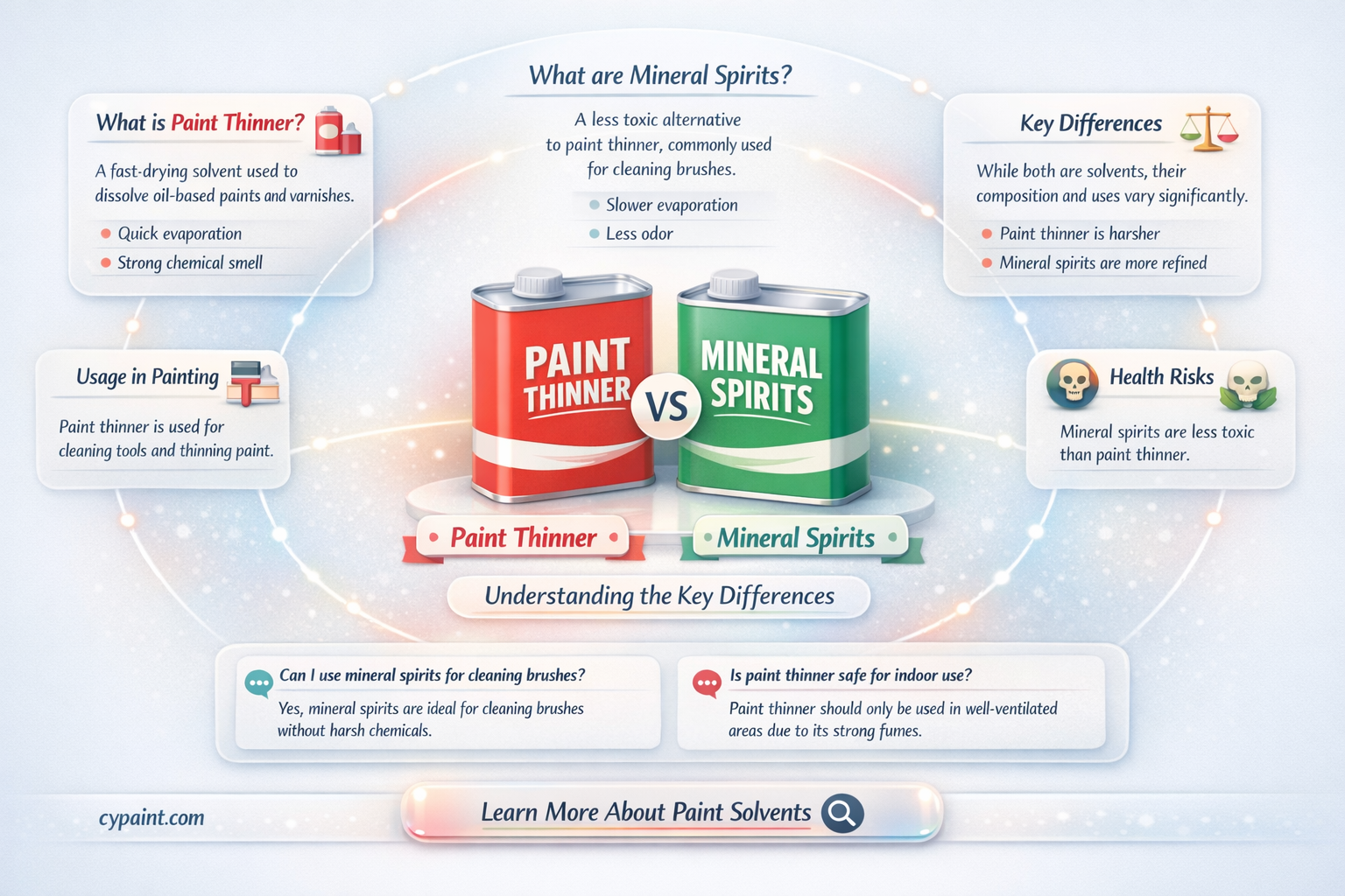 are paint thinner and mineral spirits the same