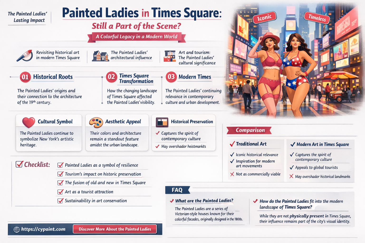 are painted ladies still in times square