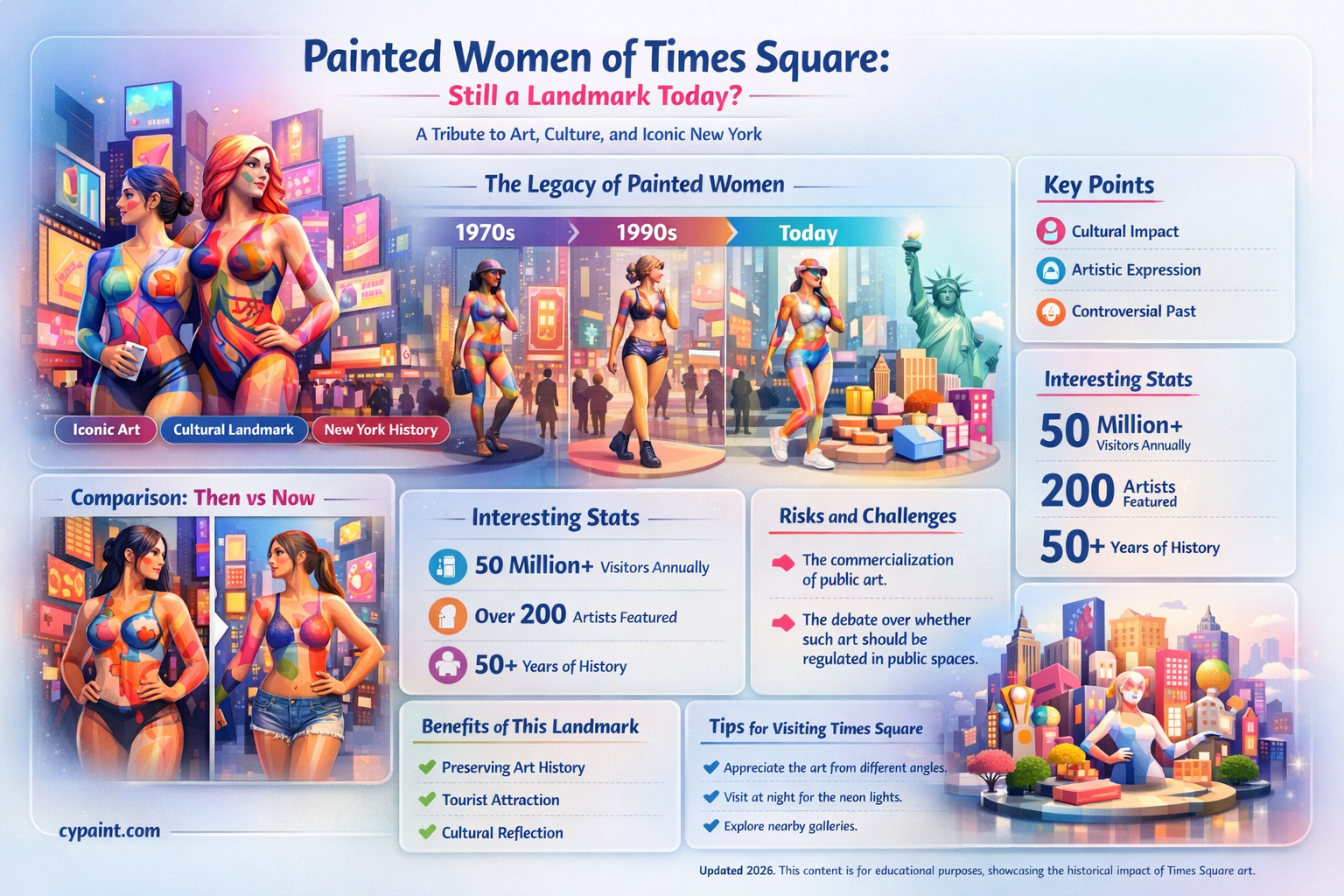 are the painted women still in times square