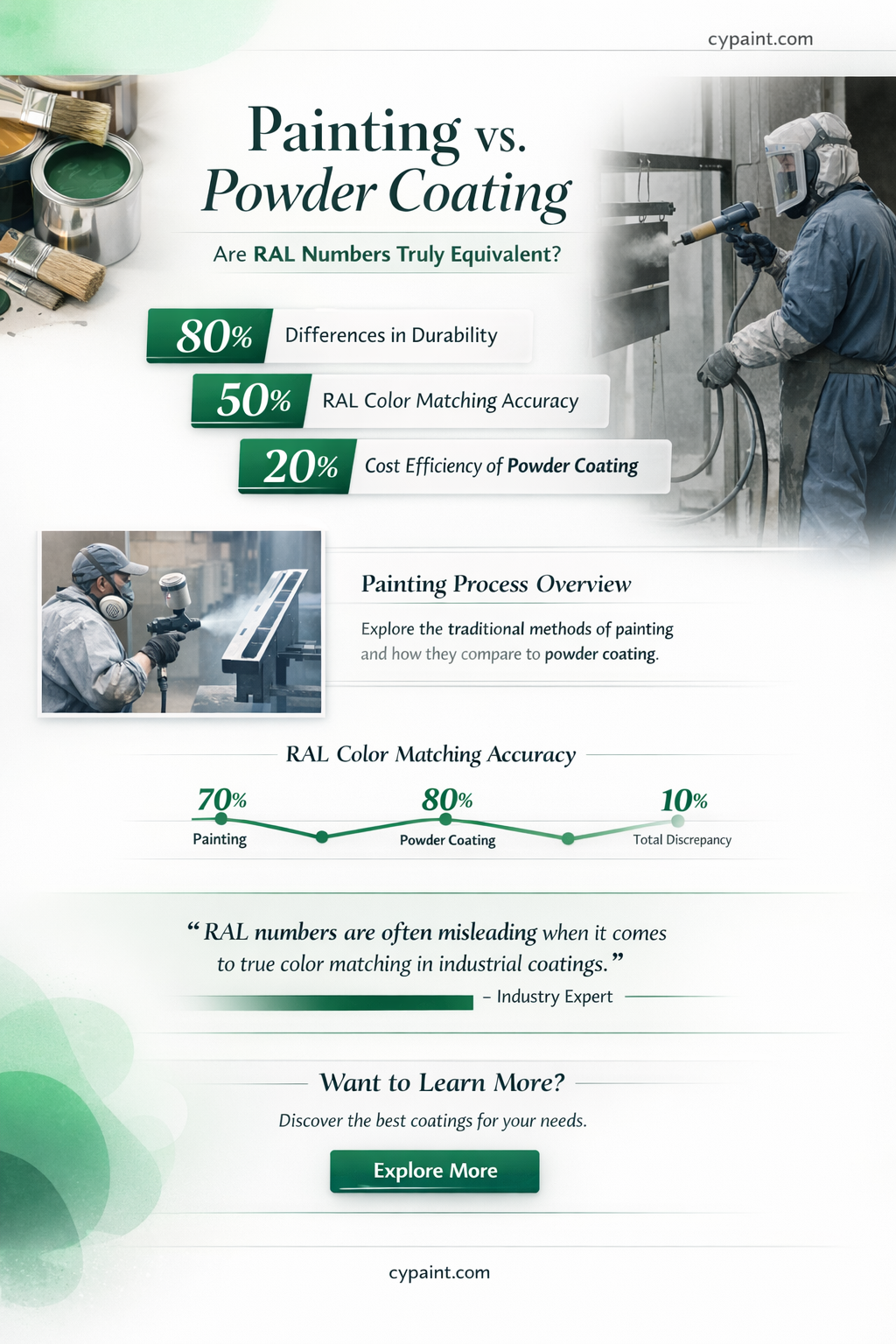 are painting ral numbers equivalent to powder coating ral numbers