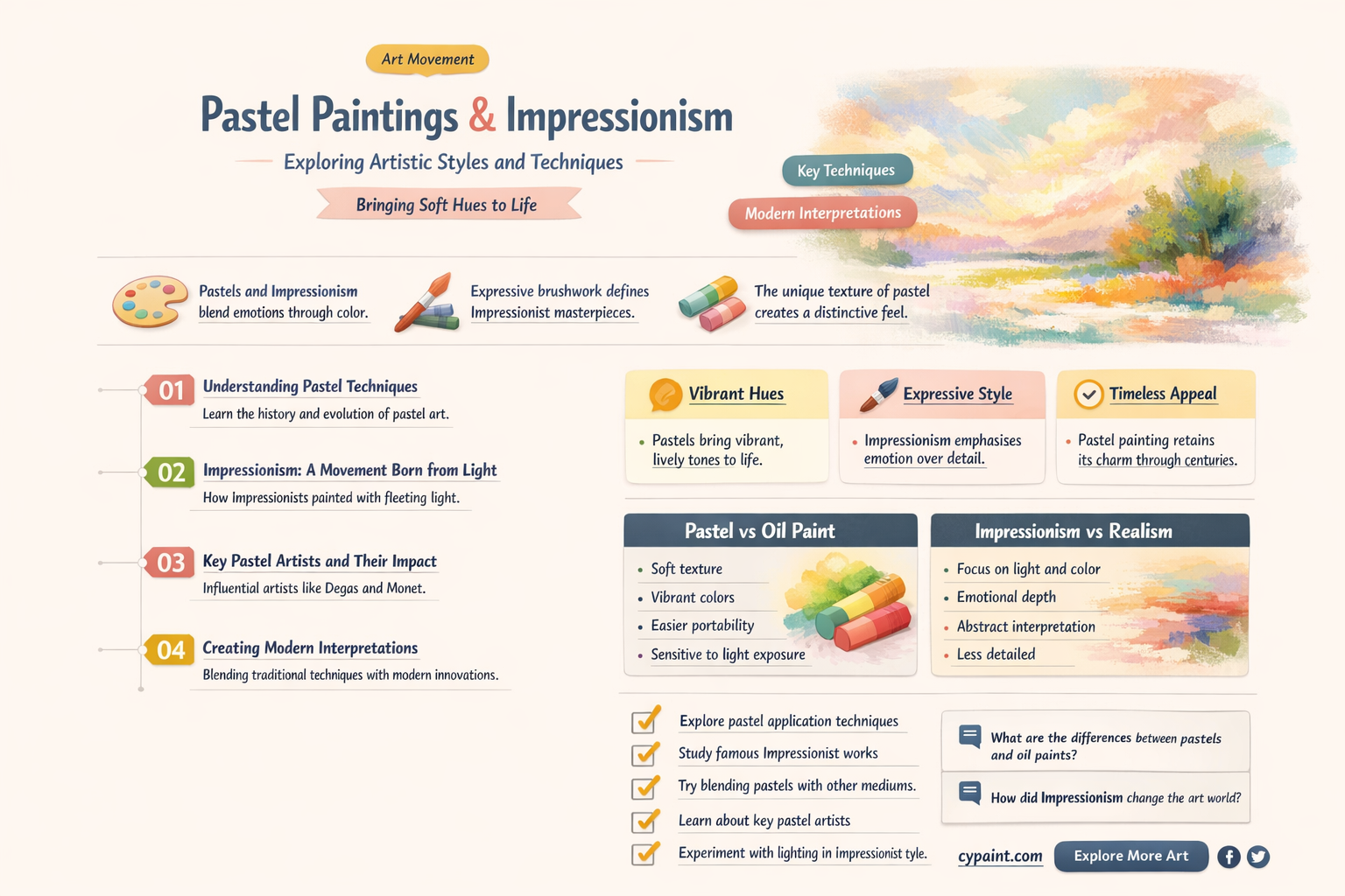 are pastel paintings supposed to be impressionist