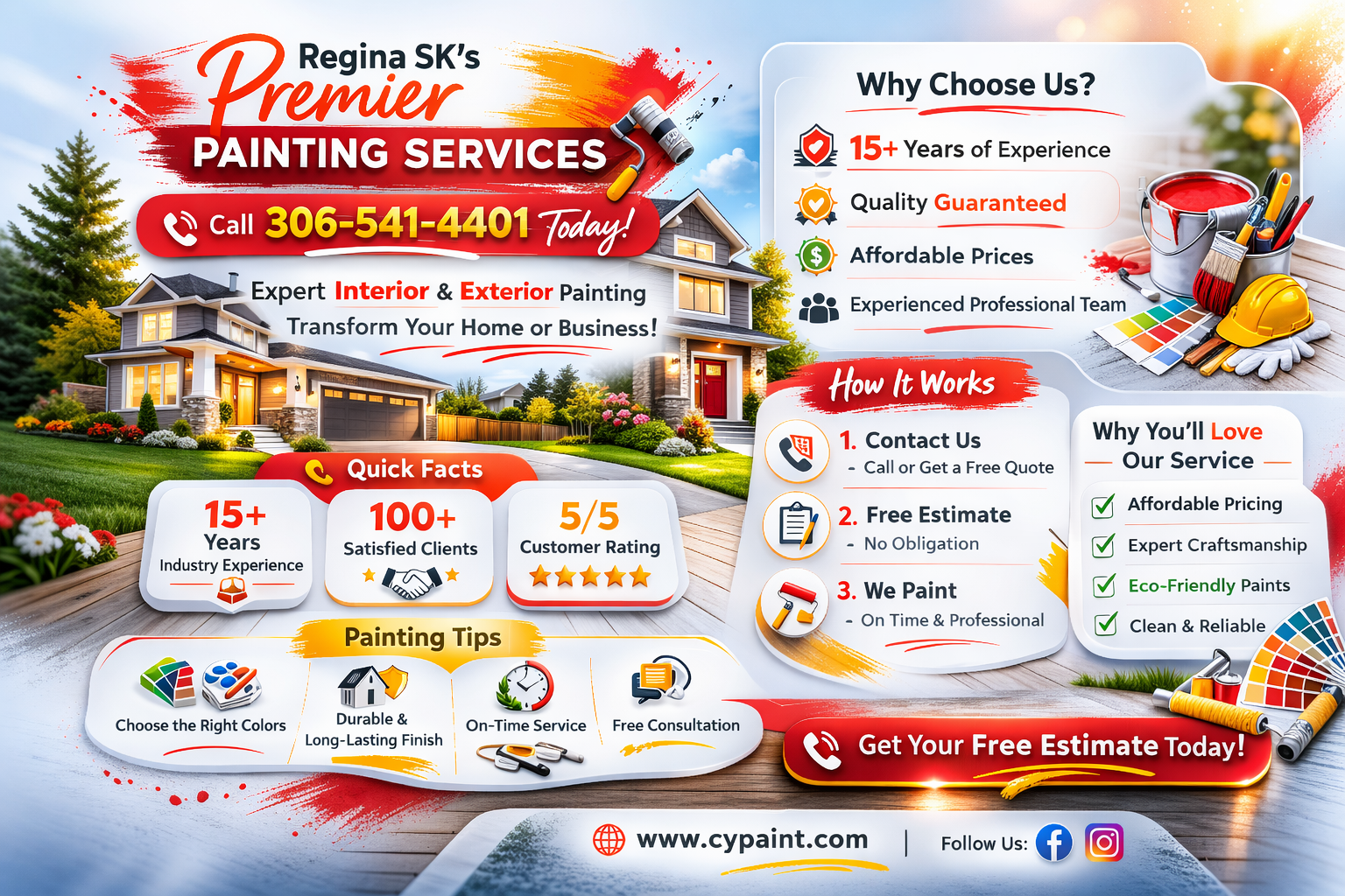 am painting regina sk 306-541-4401