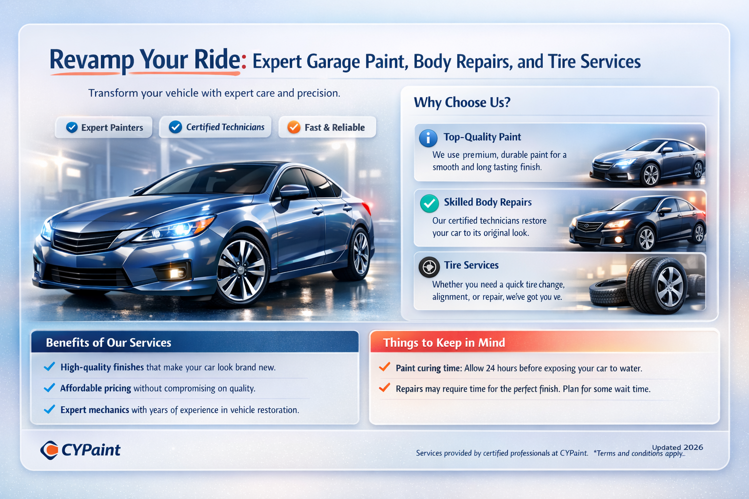 a-1 garage paint & body shop & tire service