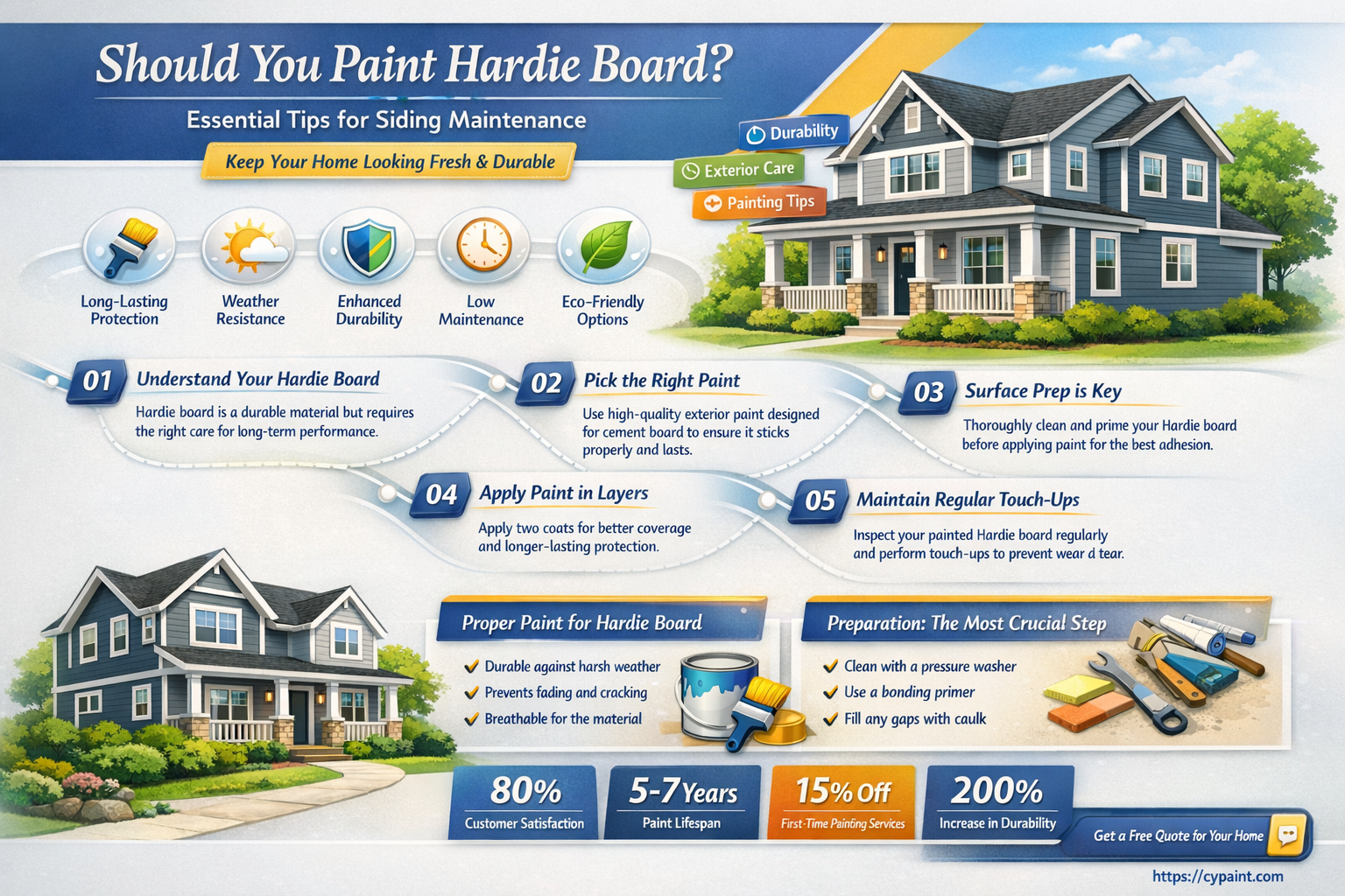 are you supposed to paint hardie board