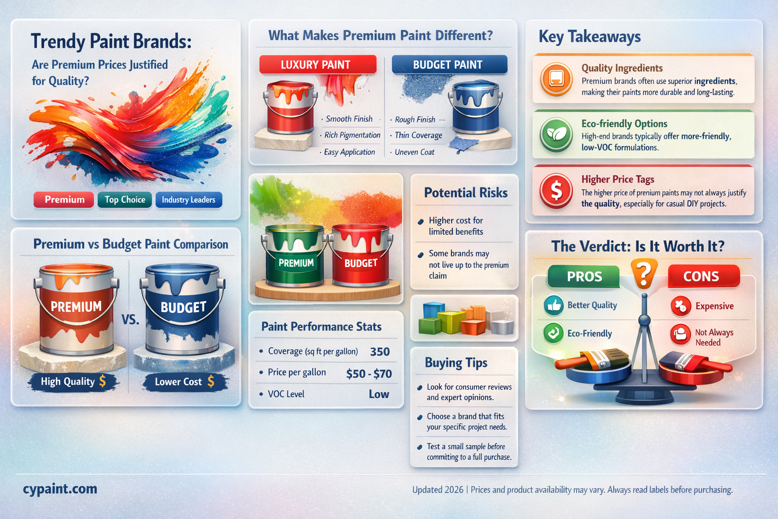 are expensive trendy paint brands really worth it