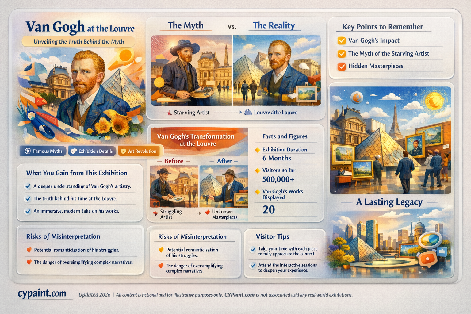 are there van gogh paintings in the louvre