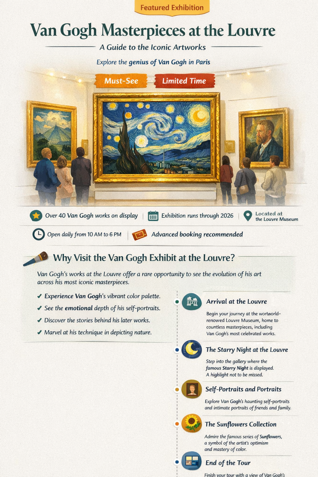 are there any van gogh paintings at the louvre