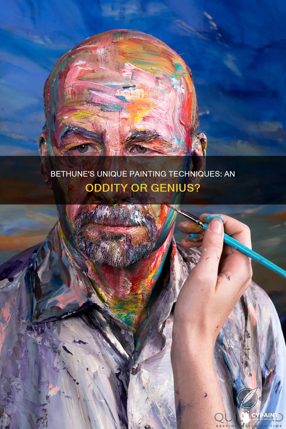 did ade bethune had an odd way of painting