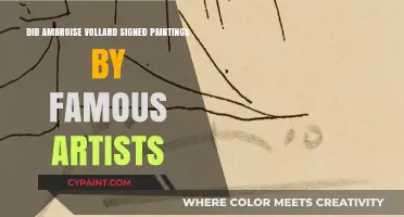Did Ambroise Vollard Sign Paintings by Famous Artists?