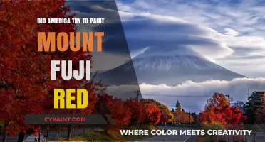 Did America Attempt to Paint Mount Fuji Red? Uncovering the Myth