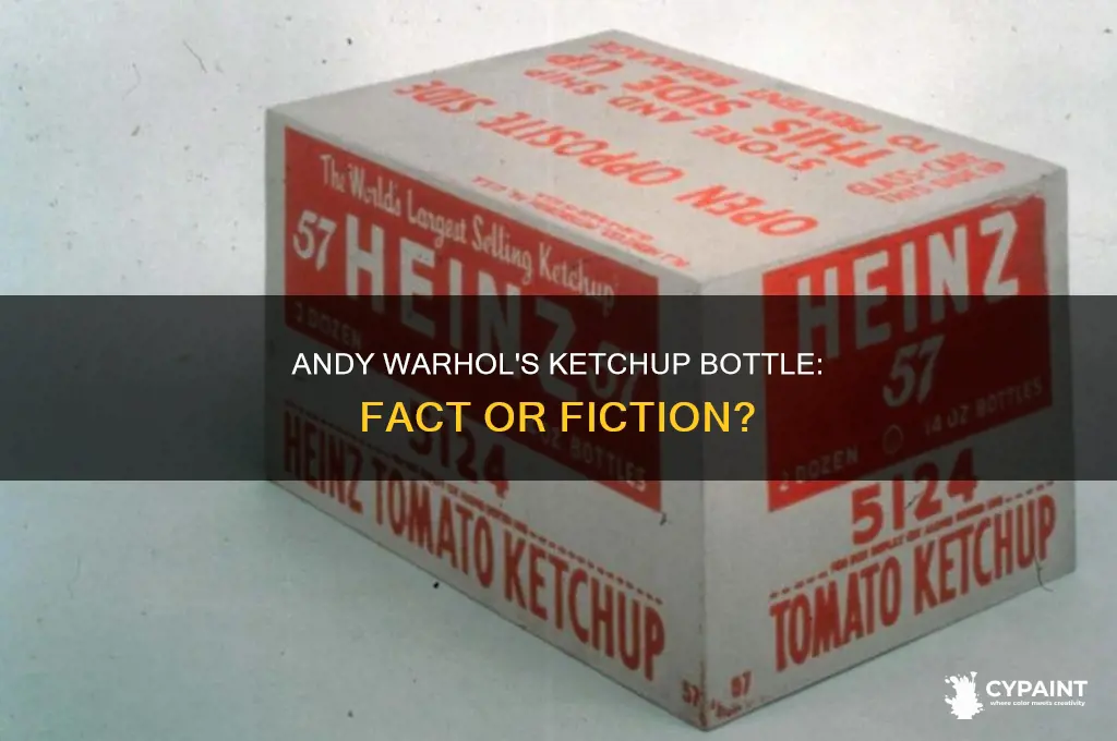 did andy warhol paint a ketchup bottle