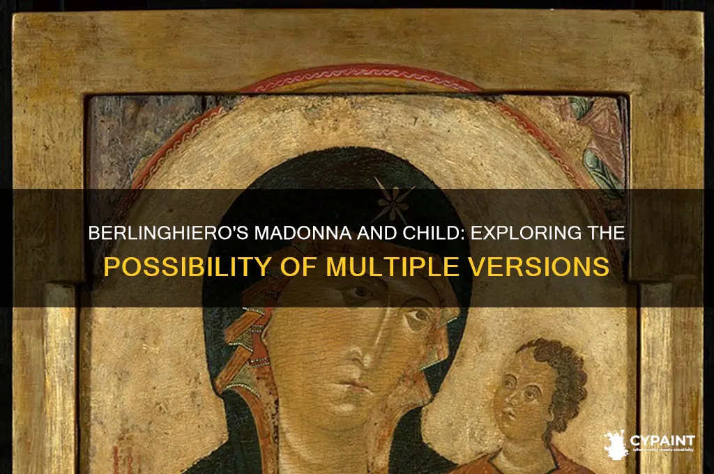 did berlinghiero paint multiple modonna and child