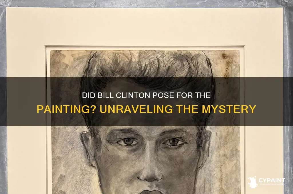 did bill clinton pose for the painting