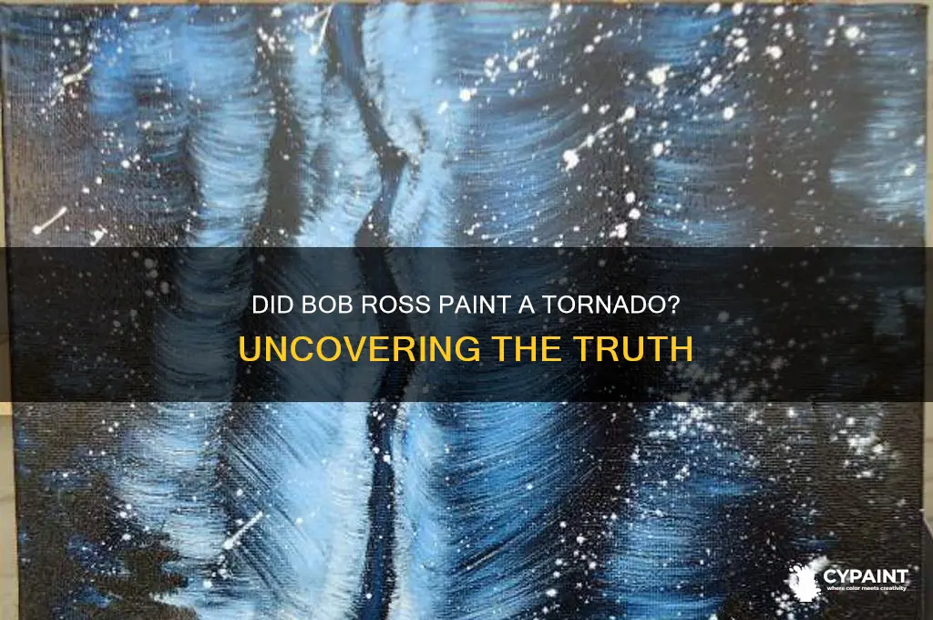did bob ross do a tornado painting