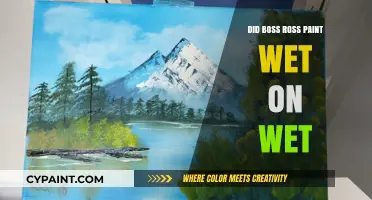 Did Boss Ross Paint Wet on Wet? Unveiling His Signature Technique