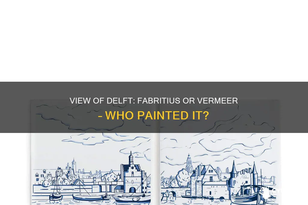 did carel fabritius or johannes vermeer paint view of delft