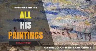 Did Claude Monet Sign All His Paintings? Unveiling the Truth