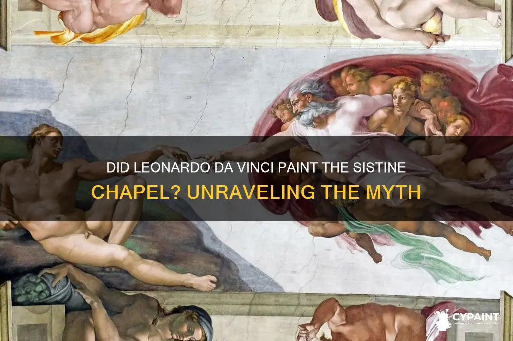 did da vinci paint the sistine chapel