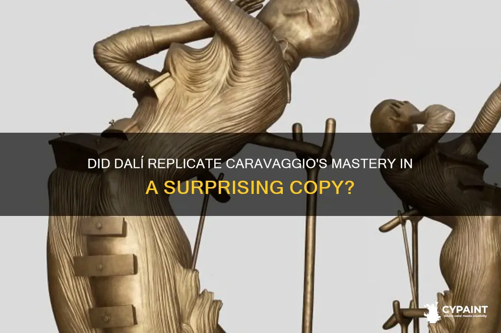 did dali paint a copy of a carragio