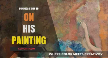 Did Degas Sign 'Ed' on His Paintings? Unraveling the Mystery