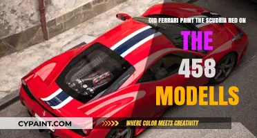 Ferrari's Scuderia Red: Did It Grace the 458 Models?