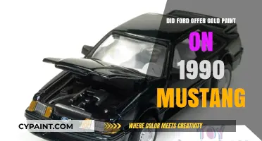 1990 Ford Mustang: Did Gold Paint Option Exist?