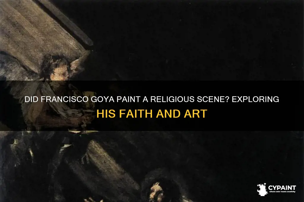 did francisco goya paint a religious scene
