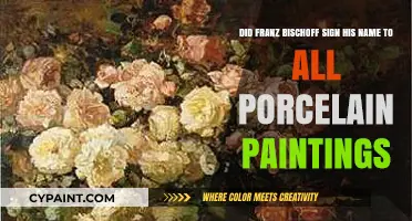 Did Franz Bischoff Always Sign His Porcelain Paintings?