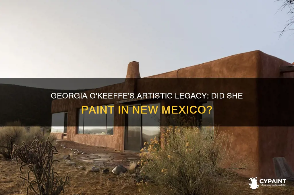 did georia o keffe paint in new mexico