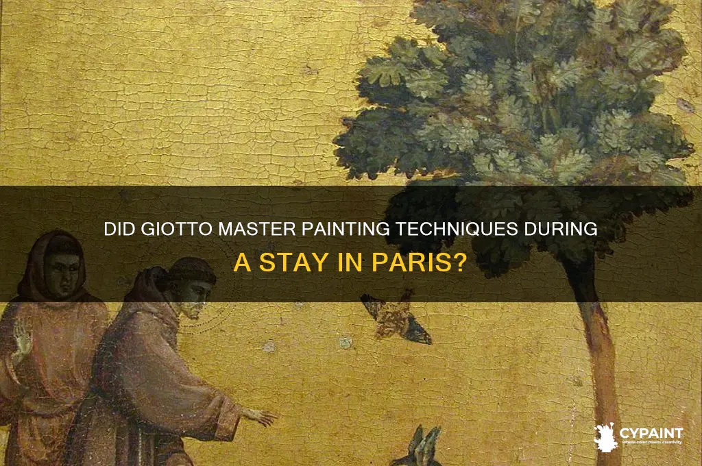 did giotto learn to paint in paris