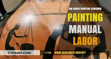 Were Greek Painters Viewed as Manual Laborers in Ancient Times?