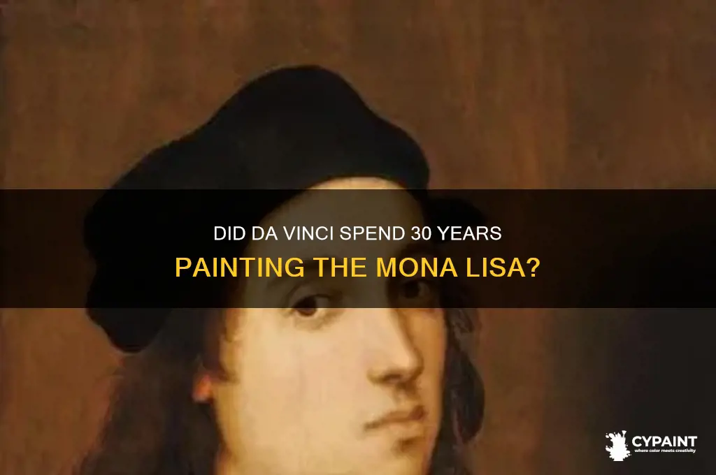did i take davinci 30years to paint the mona lisa