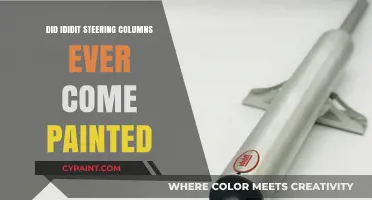 Were IDIDIT Steering Columns Factory-Painted? A Historical Overview