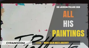 Did Jackson Pollock Sign All His Paintings? Unraveling the Mystery