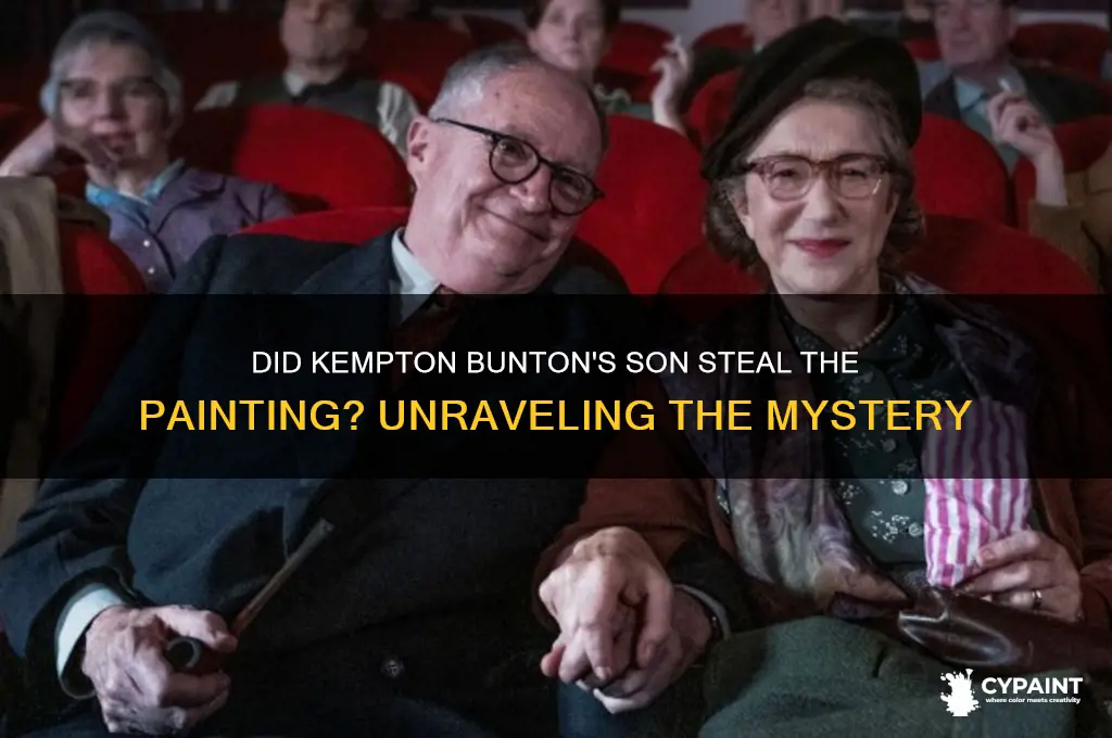 did kempton bunton son steal the painting
