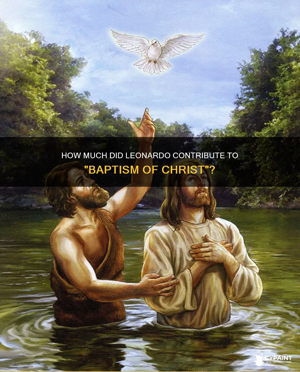 did leonardo da vinci paint the baptism of christ