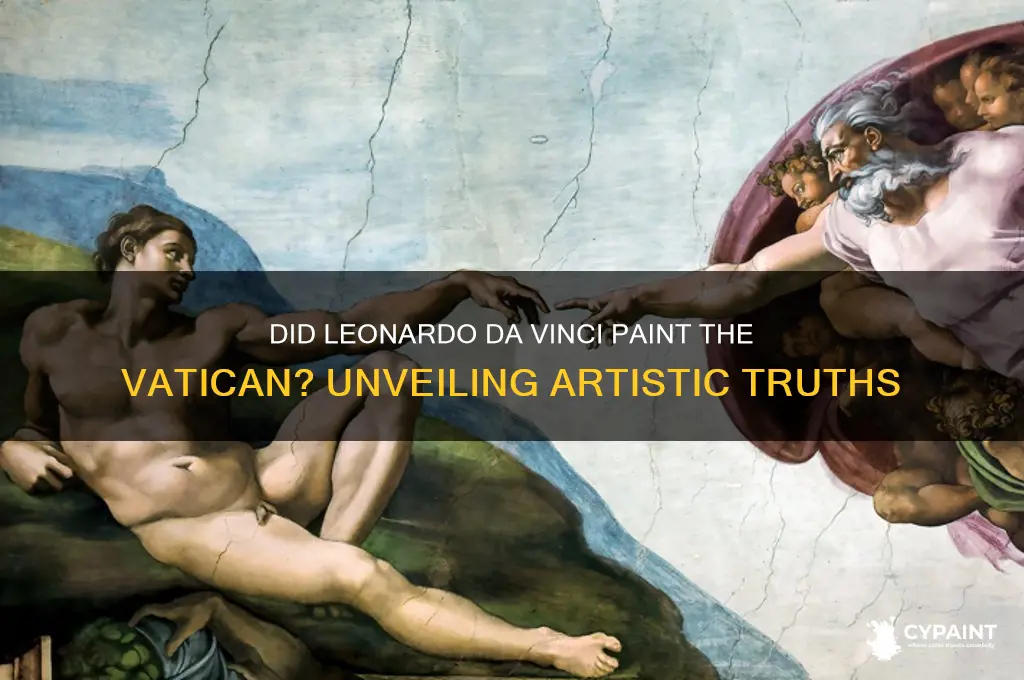 did leonardo da vinci paint the vatican