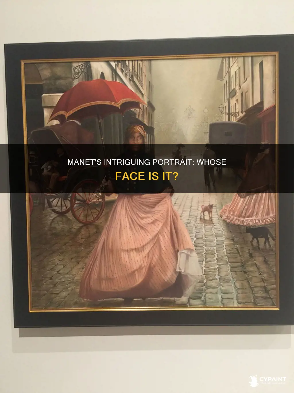 did manet paint a models head on his wife