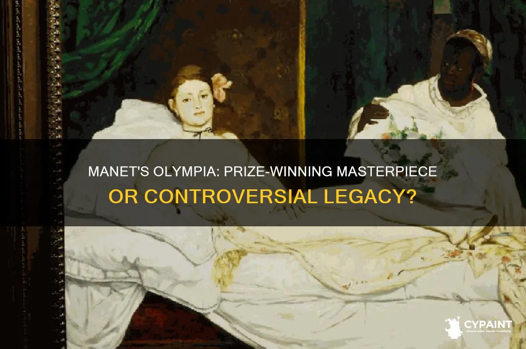 did manets painting olympia win any pries