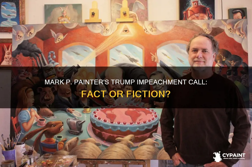 did mark p painter call for trumps impeachmint