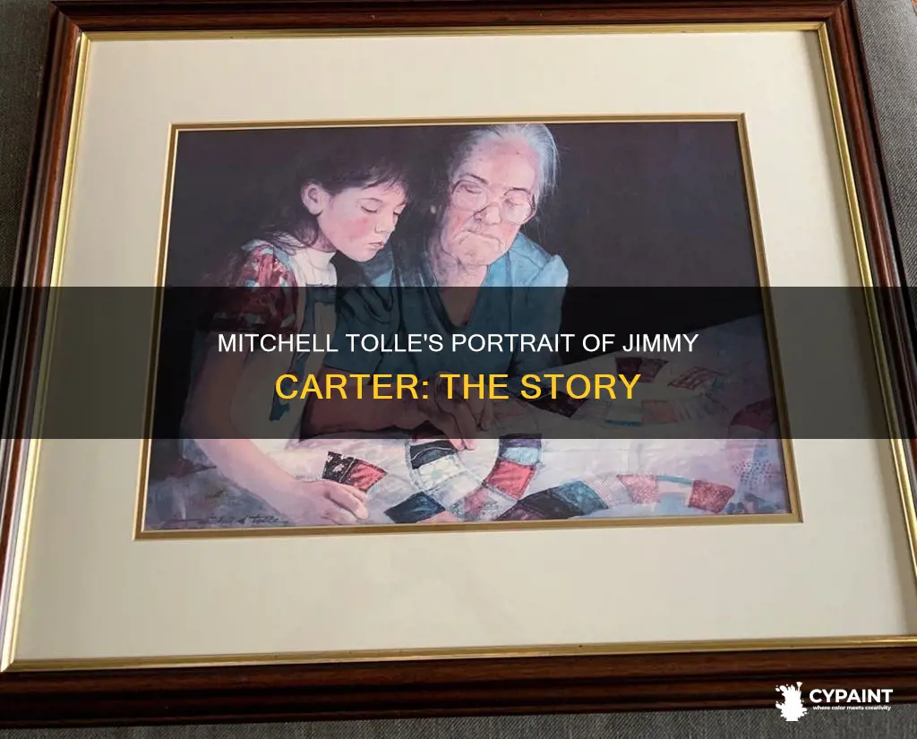 did mitchell tolle paint a portrait of jimmy carter