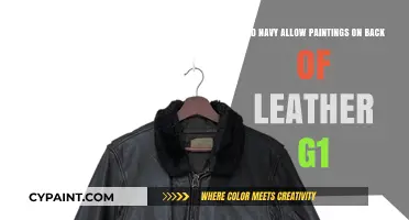 Leather G-1 Jacket: Navy's Art Expression