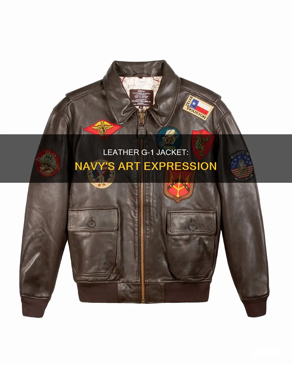 did navy allow paintings on back of leather g1
