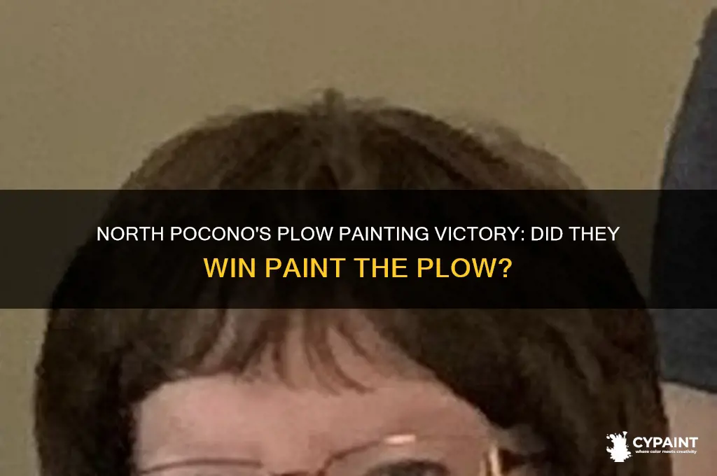 did north pocono win paint the plow