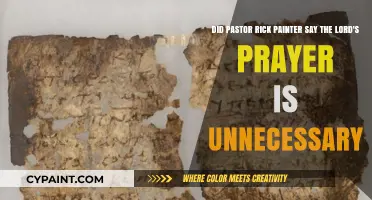 Is the Lord's Prayer Unnecessary? Pastor Rick Painter's Controversial View
