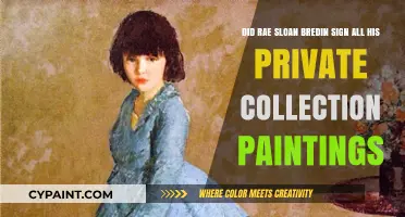 Rae Sloan Bredin's Private Collection: Were All Paintings Signed?