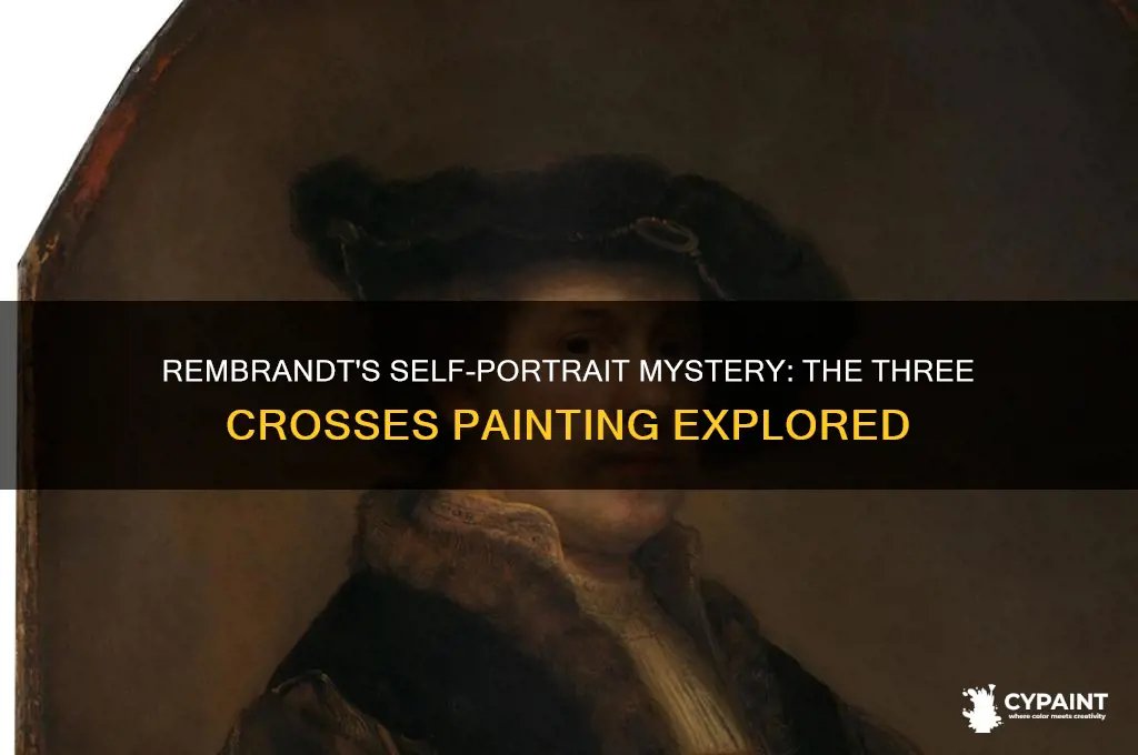 did rembrandt paint himself in the three crosses