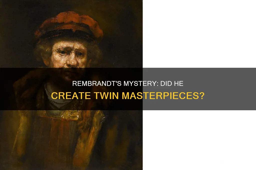 did rembrandt paint two of the same paintings