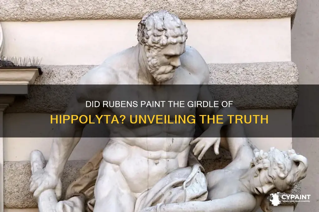 did rubens paint the girdle of hippolyta