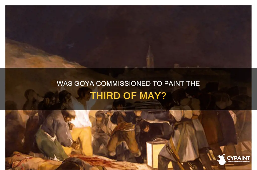 did someone asked goya to paint the third of may